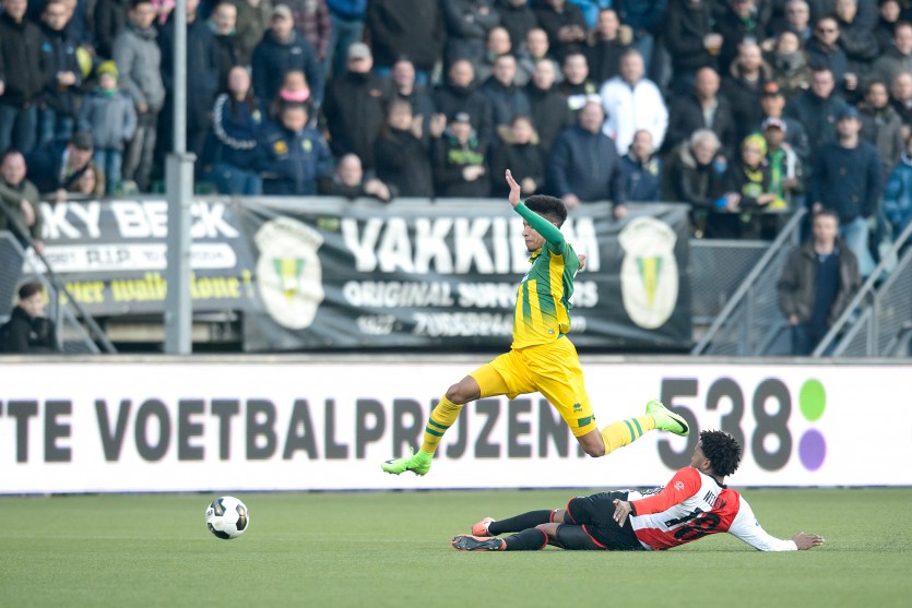 Vakken A, D, E, G, H, O, P, Q, T, U, V, W uitverkocht voor ADO DH - Feyenoord