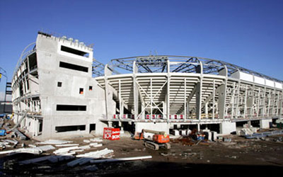 Bouwproces stadion ADO Den Haag
