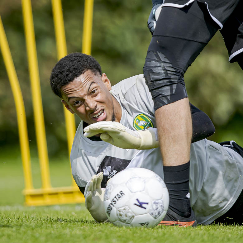 *Kilian Nikiema* of ADO Den Haag