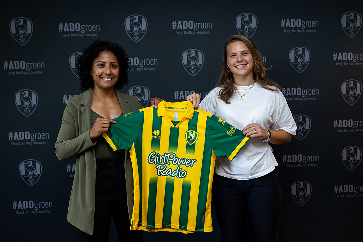 Presentatie Lieve Vroegindeweij van ADO Den Haag Vrouwen