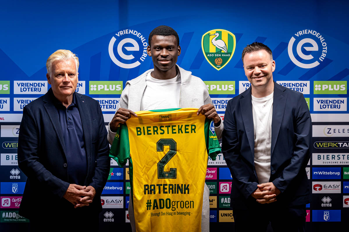 Presentatie Othniel Raterink van ADO Den Haag