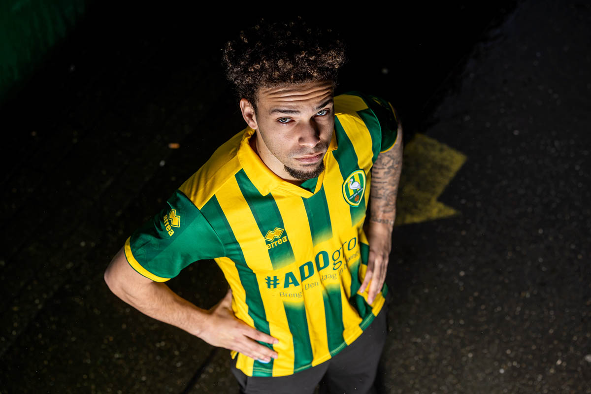 Presentatie Jalen Hawkins van ADO Den Haag