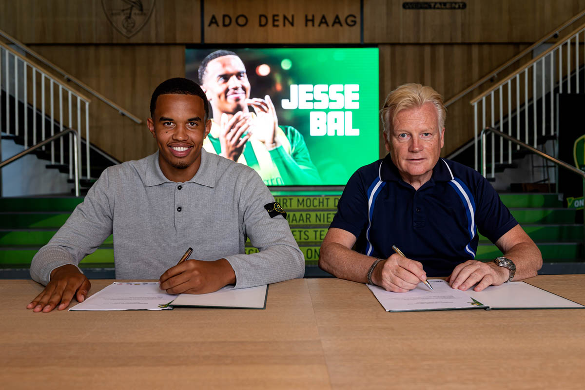 Ondertekening Jesse Bal