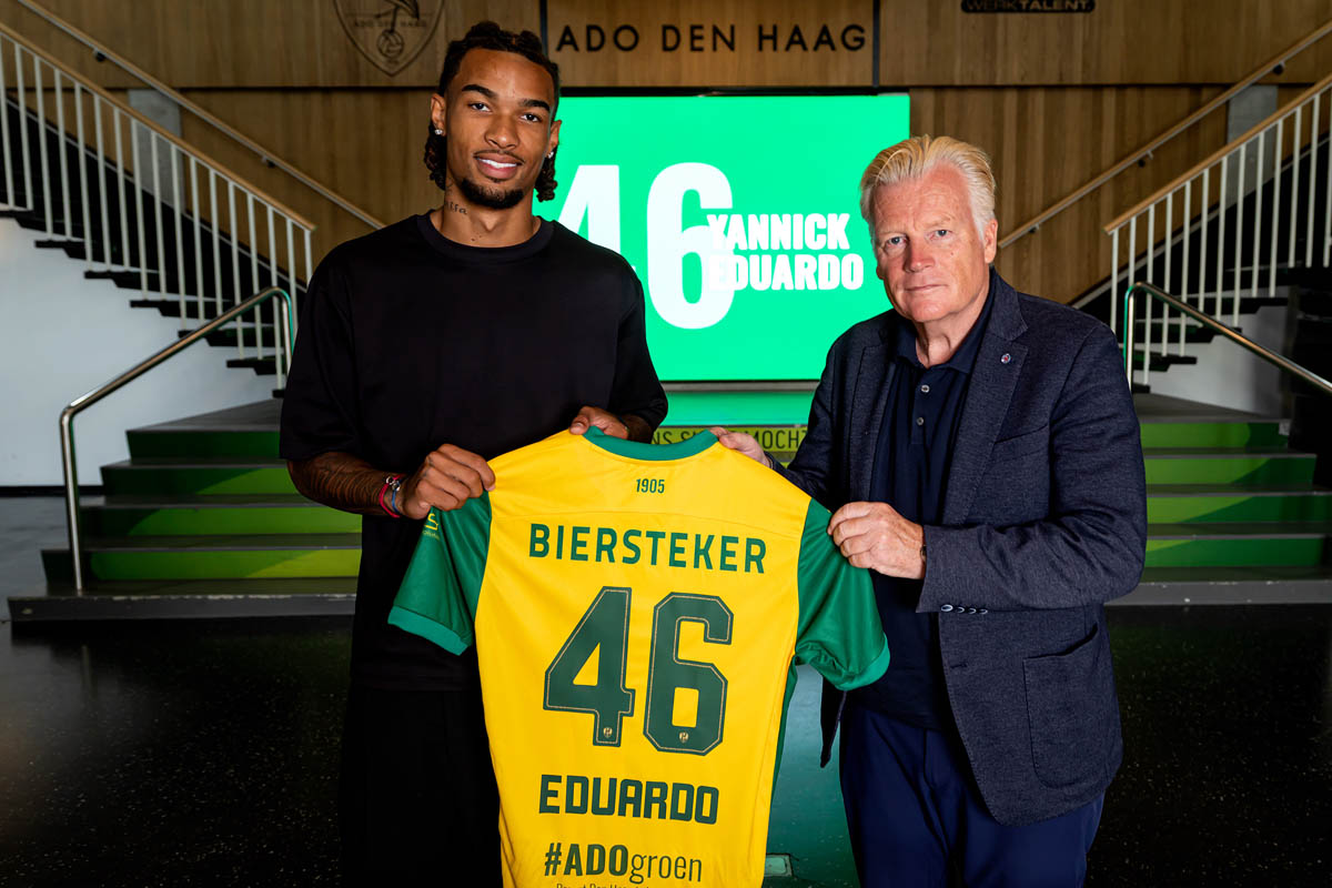 Presentatie *Yannick Eduardo* of ADO Den Haag