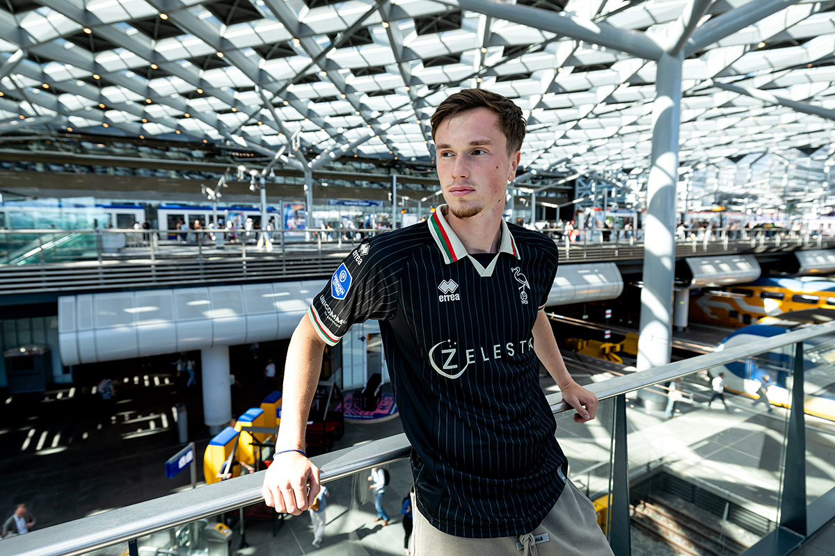 Fotoshoot nieuwe uitshirt
