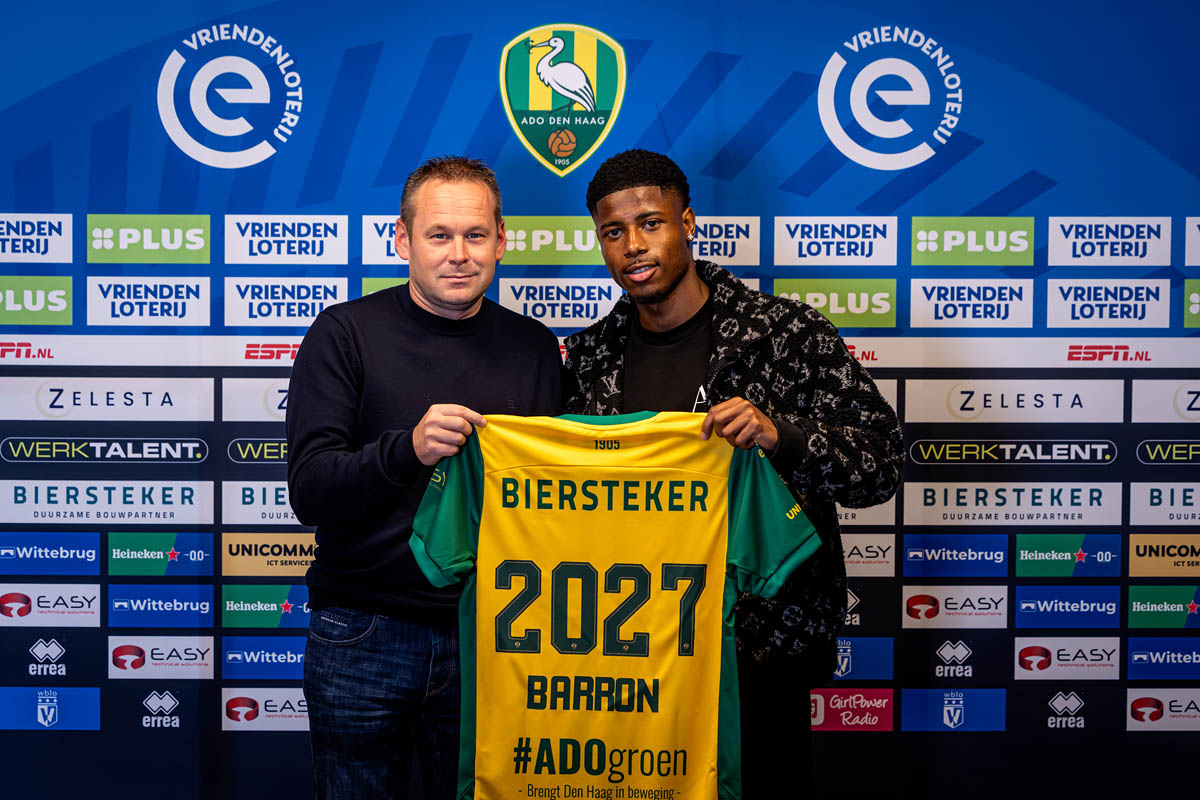Presentatie Eternal Barron van ADO Den Haag